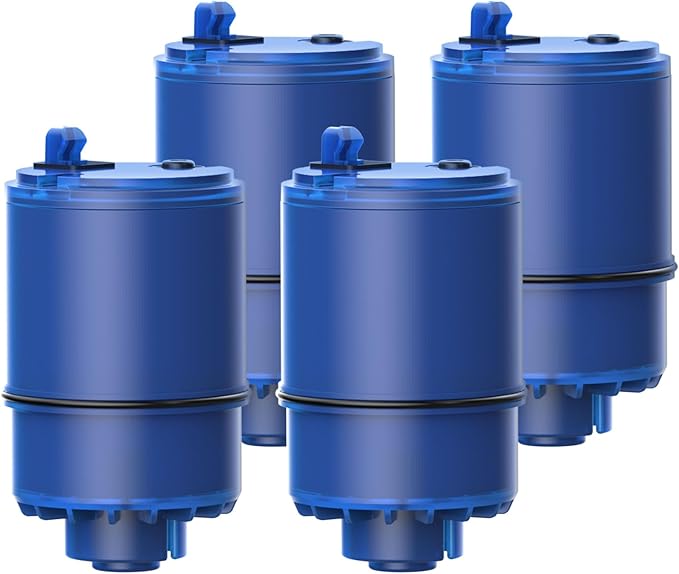 Waterspecialist NSF Certified Filter, Replacement for Pur® RF-9999® PLUS Water Filter Faucet, Compatible with All PUR® Faucet Mount Filtration Systems (Pack of 4), Model No.: WS708A