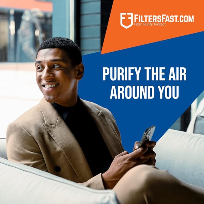 Filters Fast FF 30917 Compatible Replacement for Hunter 30917 Air Purifier Filter, Air Cleaner Pre-Filter 10.25x4.25x1.5 inch, Charcoal Odor Absorber