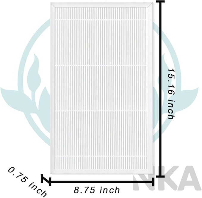 For FAPF02 True HEPA Air Purifier Filter | 8.7" x 15.2" | Compatible with Filtret.e FAPF02, FAPF024, FAP01-RMS, FAP02-RMS | 1 Pack