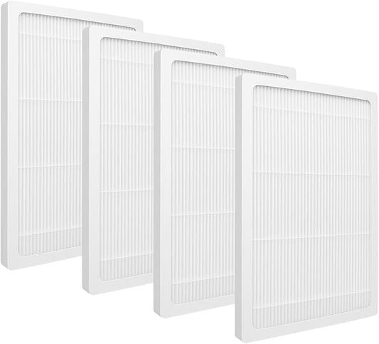 Nispira FAPF02 FAPF024 True HEPA Filter Replacement Compatible with 3M Filtrete FAP02 FAP01-RMS FAP02-RMS Ultra Quiet Air Cleaning Purifiers, 4 Packs