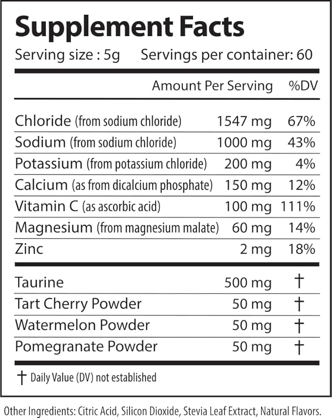 Lytes - Daily Electrolyte Hydration Drink Mix Powder - Sugar-Free, Zero Calorie Instant Formula with Trace Minerals and Antioxidants (60 Servings, Salted Lemon Lime)