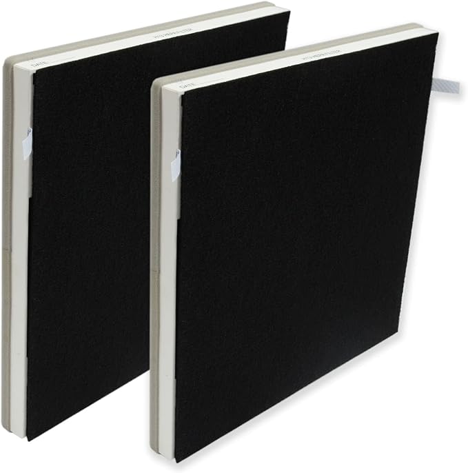 PUREBURG MT-8500 Replacement True HEPA Filter Compatible with Surround Air Multi-Tech 8500 Air Purifier, H13 3-Stage Filtration Activated Carbon,2-Pack
