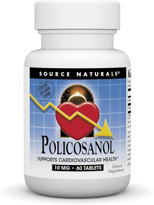 Source Naturals Policosanol - 10mg - 60 Tablets
