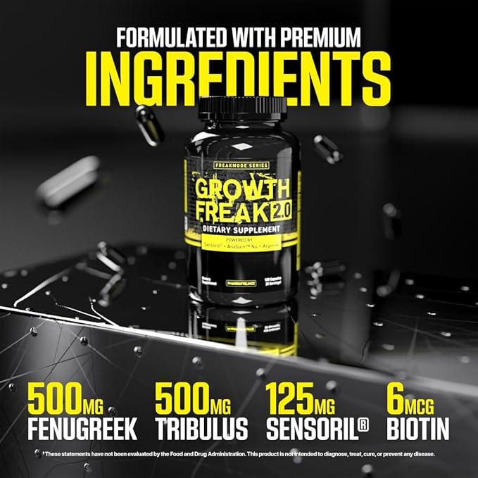 GROWTH FREAK 2.0 - natural supplement for men by PharmaFreak