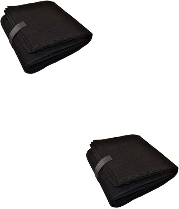 CFS – Pack of 2, Premium Cut-to-Fit Activated Carbon Pre-Filter Pad for Air Purifiers – Fresh & Filtered Air for Indoor and Home – Charcoal Air Filter Sheet – 16" x 48" – Black