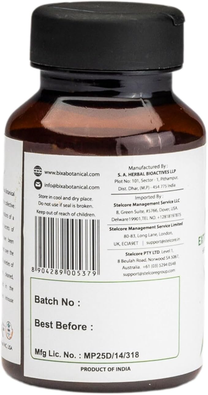 bixa BOTANICAL Neem Leaf Extract Ayurvedic Natural Herbal Supplement (60 Count (Pack of 1))