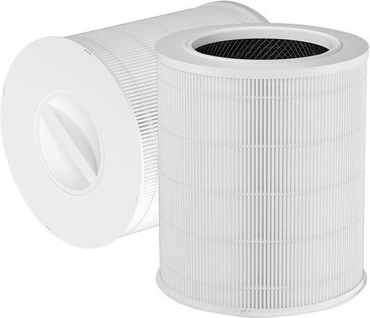 2 Pack AP401 AP402 Filter Replacement, Compatible with Dayette AP401 AP402 and JOWSET AP402 AP403 Air Purifier for Large Room up to 3000Ft², H13 True HEPA Filter, 4-Stage Filtration System