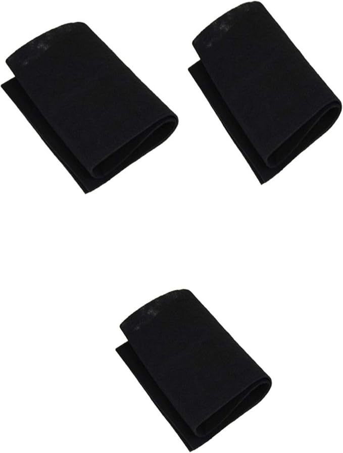 CFS 3-PACK Cut-to-Fit Carbon Pad 16 x 48 inches for Air Filters Charcoal Sheet fits Air Purifiers Range Hoods Furnace Filters removes Odor V O C Parts Accessories Replacement Replenishment and more
