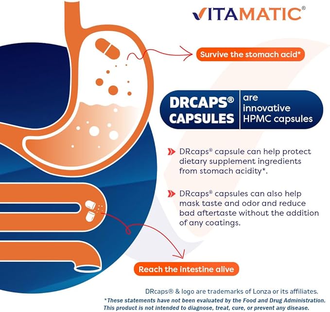 Vitamatic 2 Packs Nattokinase Supplement 4,000 FU Servings, 120 Delayed Released Capsules - Survives Stomach Acids - Non-GMO & Gluten Free - Made in The USA