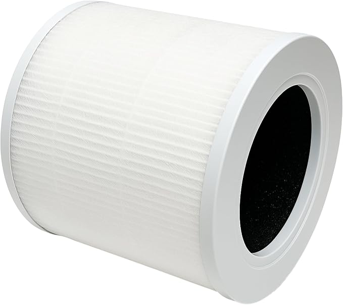 Nispira Core Mini Filter Replacement For Levoit Core Mini Air Purifier 3-in-1 HEPA Activated Carbon Aller-gen Removers Smoke, Dust, VOCs Chemcial Part Core Mini-RF, 1 Pack