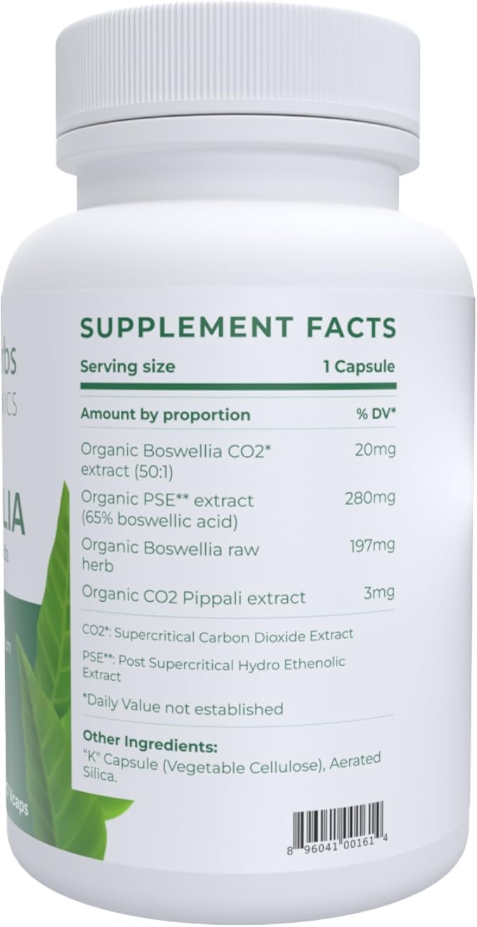 Tattva's Herbs Boswellia Serrata Supplement, Joint Support for Men & Women Supercritical (CO2) Extract 120 Count, 500 mg - 25 Years of Premium Service from