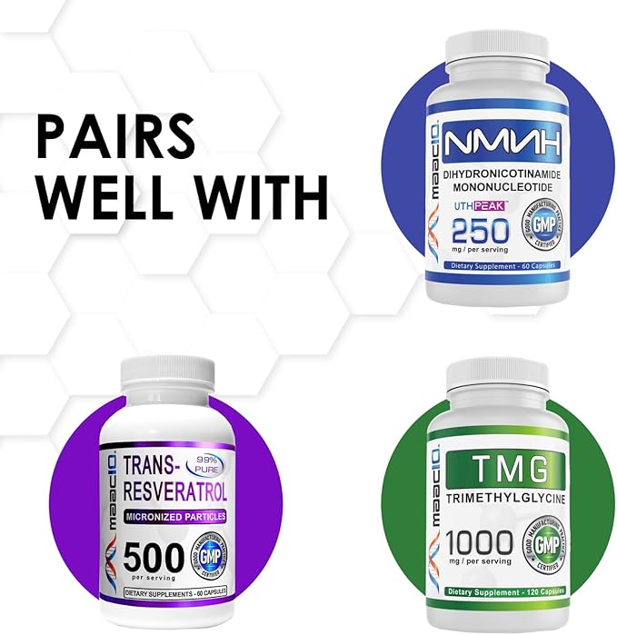 MAAC10 Ursolic Acid 300mg - Sourced from Rosemary Extract, AMPK & Sirtuin Activator - Third-Party Lab Tested