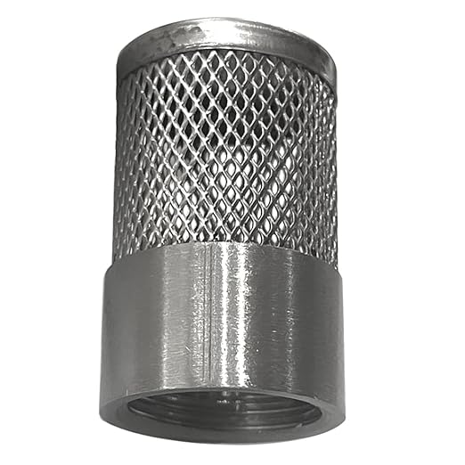 3/4" inch SUS304 Stainless Steel Filter Head with Internal Thread Diameter of 25mm Connected to DN20 3/4" Water Pipe Filter Used to Remove Debris and Reduce Solid Entry
