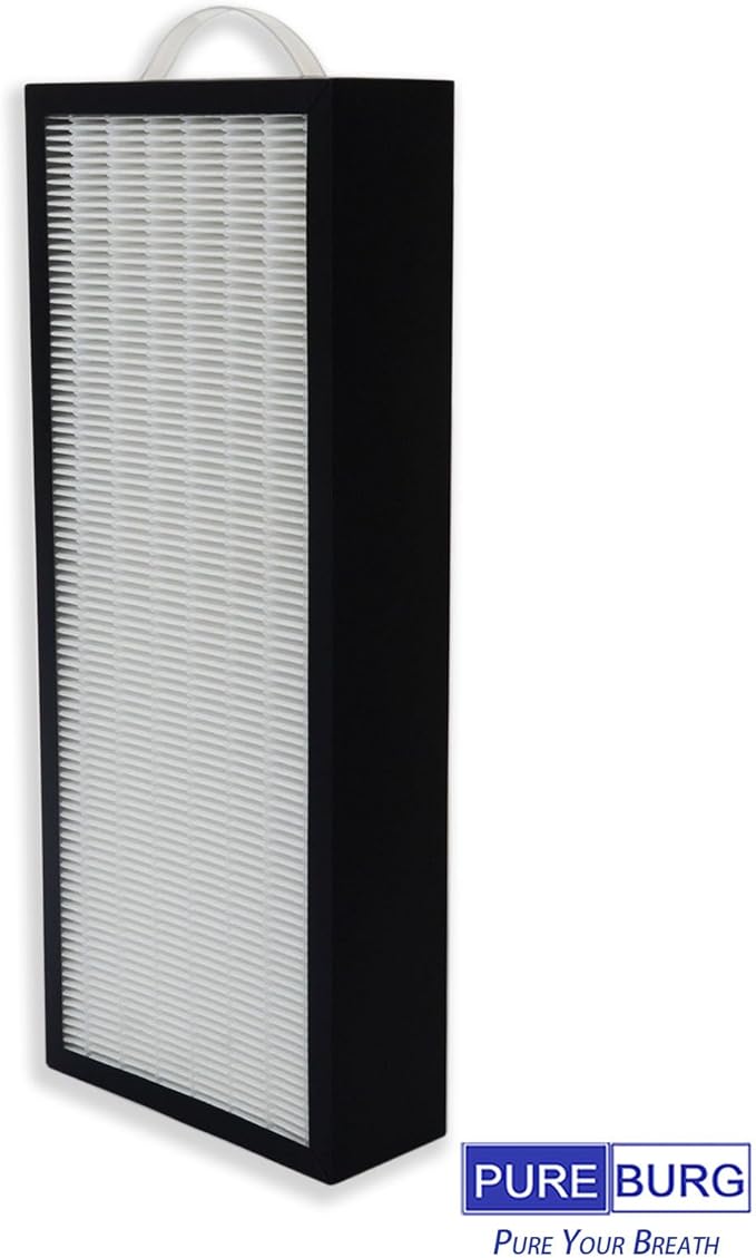 PUREBURG Replacement Filter Compatible with LUFTRUM & Loniko AC400 Air Purifier, H13 True HEPA 3-Stage Filtration Activated Carbon Air Clean Dust VOCs Odor