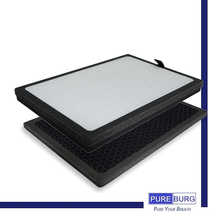 PUREBURG Replacement Filter Compatible with Okaysou AirMax 8L Air Purifier,H13 HEPA + Activated Carbon 4-Stage Filtration Air Clean Dust VOCs
