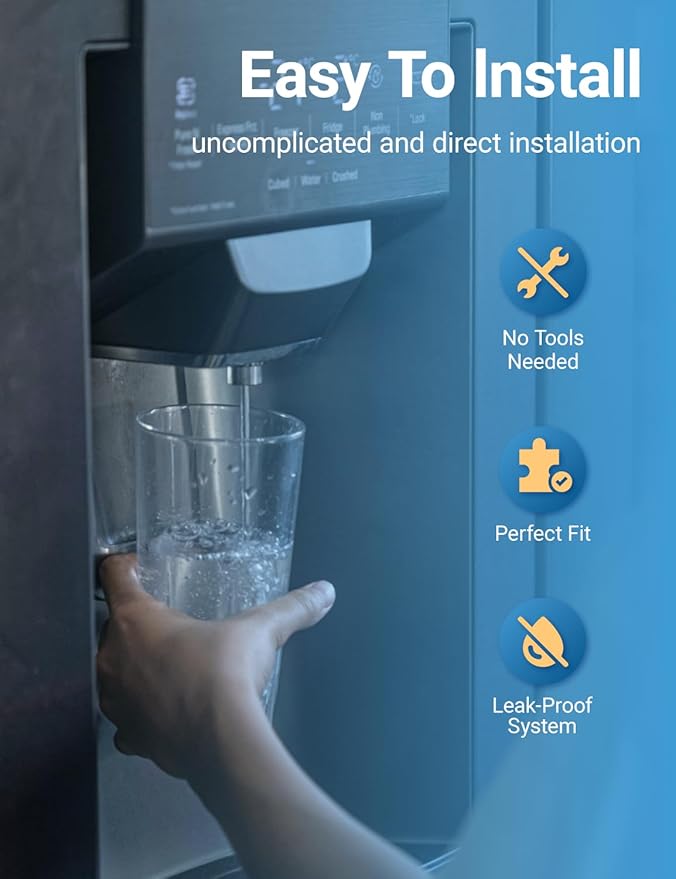 UKF8001 Water Filter Compatible with mayt*ag UKF8001, UKF8001AXX, UKF8001P, Replacement for whirlpool 4396395,469006,EDR4RXD1,Fit for Filter 4, RFC0900A, UKF8001AXX-200, 469006,4pack,by Cobectal