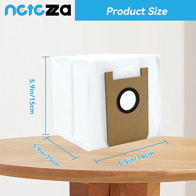 T20 Dust Bags Replacement Compatible with Airrobo T20+ Robot Vacuum Cleaner, 10 Pack