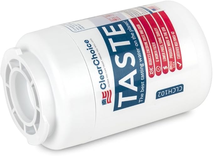 Clear Choice CLCH102 Compatible For MWF Refrigerator Water Filter GE MWF Fridge Filter, NSF/ANSI 42