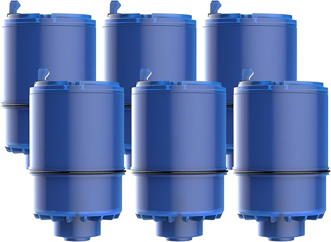 Overbest NSF Certified Water Filter, Replacement for Pur® Faucet Water Filter, Pur®PLUS Faucet Model FM-2500V, FM-3700, PFM150W, PFM350V, PFM400H, PFM450S, Pur-0A1 (Pack of 6)