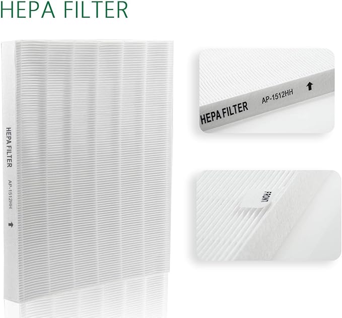 Yours 2 Pack AP-1512HH Filter Compatible with Coway air Purifier, with 4 Carbon Pre Filters, Part# 3304899