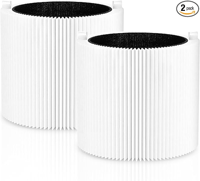 411i Max Replacement Filters for Blueair 411i Max and 411a Max Air Purifier, for Blue Pure 411i Max F4MAX Particle and Activated Carbon Filter, 2 Pack