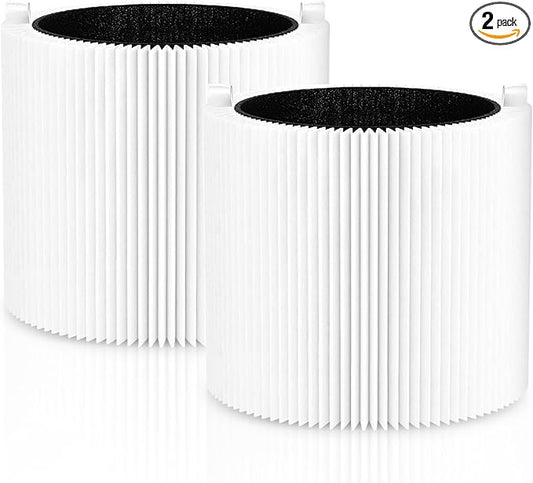 411i Max Replacement Filters for Blueair 411i Max and 411a Max Air Purifier, for Blue Pure 411i Max F4MAX Particle and Activated Carbon Filter, 2 Pack