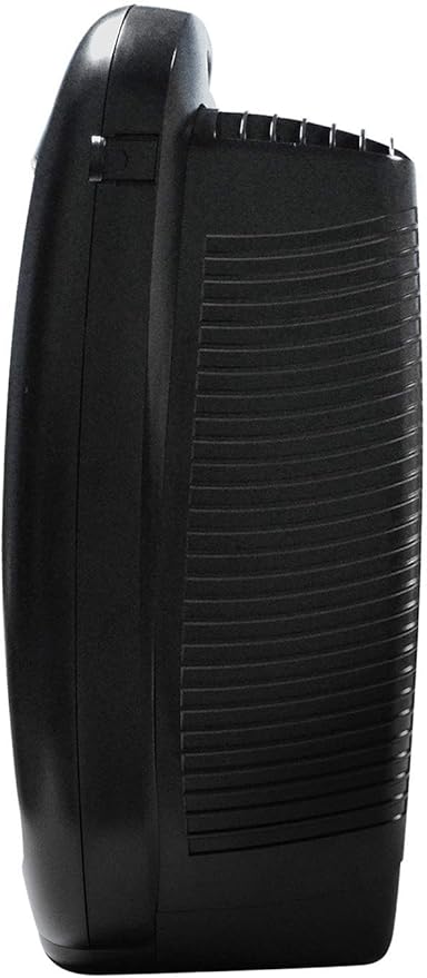 Whirlpool WP500B WP500 Whispure Air Purifier – 490 sq ft Filtration with True HEPA and Carbon Pre-Filter 8171434K, 1183054K. Compact Odor Allergen Eliminator (WP500B-Slate, Large, Slate Black