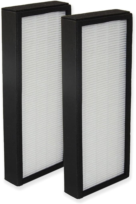 PUREBURG F1702HE Replacement Filter Compatible with Hunter HT1702 10200 Air Purifier, Part F1702HE/2 (30612), 2-Pack H13 HEPA Activated Carbon 2-in-1