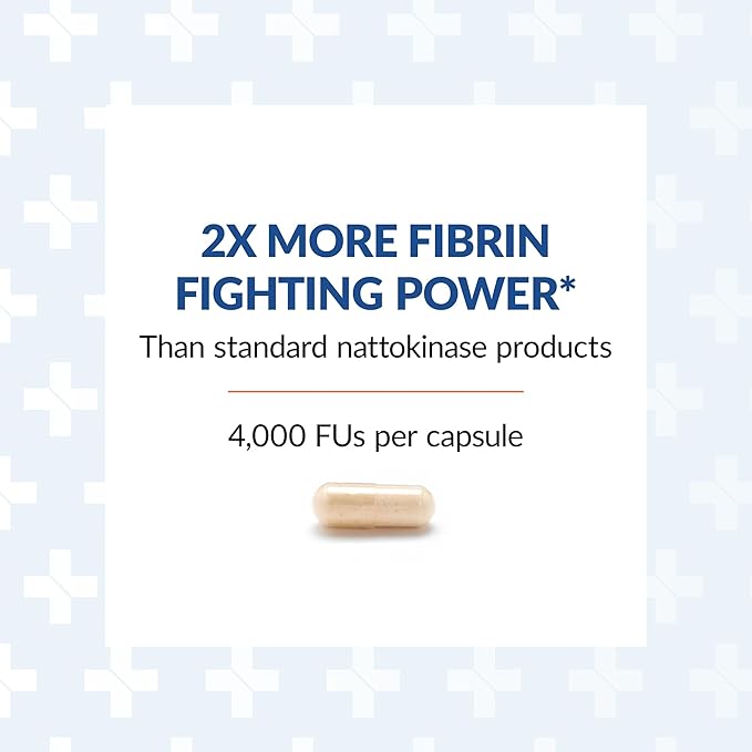 Arthur Andrew Medical, Nattovena, Pure Nattokinase Supplement, Double Strength 4,000 FUs per Capsule, 180