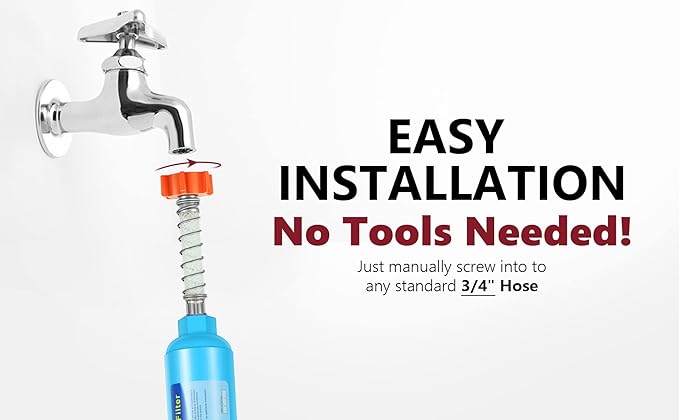 RV Water Filter and Hose Kit 2 Pack