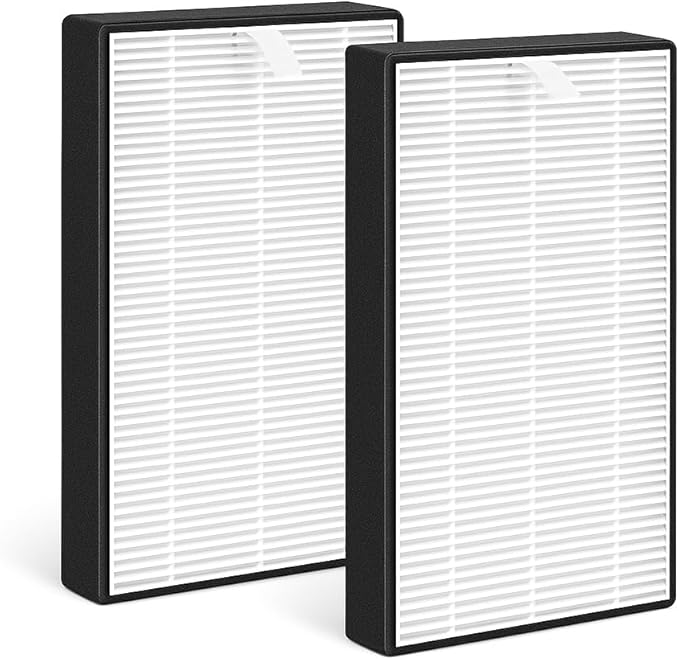 Nispira F1 C01 T02 HEPA Replacement Filter for 3M Filtrete Room Air Purifier FAP-C01-F1, FAP-T02-F1, FAP-C01BA-G1, FAP-T02WA-G1, FAP-ST02W, FAP-ST02N. 12 in. x 6.75 in. Part FAPF-F1-A. 2 Pack