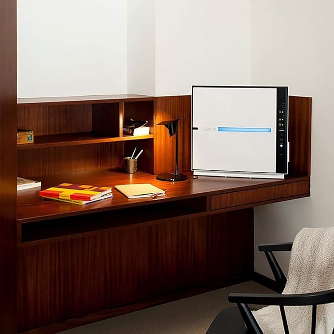 Rabbit Air, MinusA2 Air Purifiers for Home, Ultra Quiet HEPA Air Purifier - Wall Mountable Air Purifiers for Home Large Room, Allergies, Dust, Mold, Smoke & VOCs - (SPA-780A, White, Odor Remover)