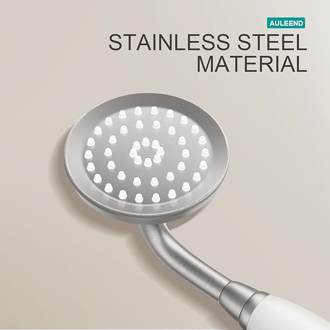 Shower Slide Bar Handheld Shower Head with Hose, shower slide bar,adjustable height shower head (C-retro, Brushed Nickel)