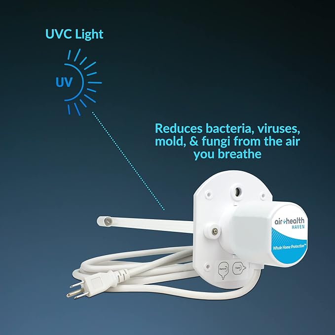Air Health Haven HVAC Air Purifier | Powerful 16" UV-C Light | Reduces Germs and Cleans AC Coil | Easy DIY Installation