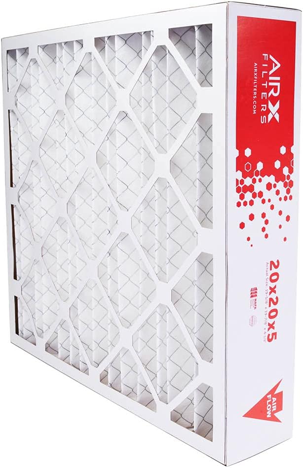 AIRx Filters 20x20x5 MERV 8 HVAC AC Furnace Air Filter Replacement for Honeywell FC100A1011 FC200E1011 CF200A1024, Dust 2-Pack, Made in the USA