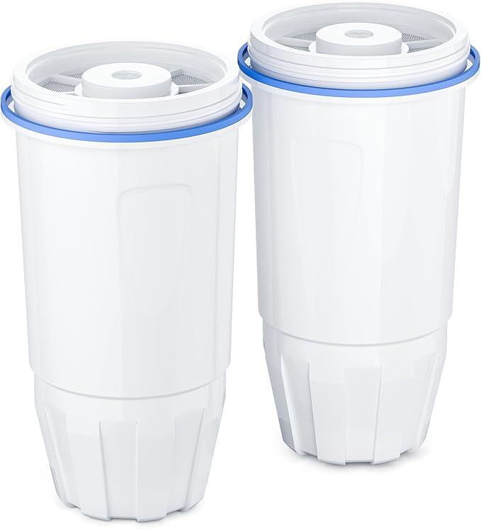 BOGDA 2 Pack Water Filter Replacement Zero, 5-Stage Compatible with Zero Pitcher and Dispenser, Fit for Zero Filter Water Replacement Filters and ZR-001 ZR-017 ZR-004