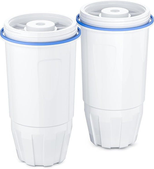 BOGDA 2 Pack Water Filter Replacement Zero, 5-Stage Compatible with Zero Pitcher and Dispenser, Fit for Zero Filter Water Replacement Filters and ZR-001 ZR-017 ZR-004