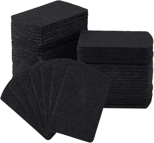 PH PandaHall 50pcs Essential Oil Pads Aroma Pads Unscented Refill Pad Essential Oil Diffuser Pad Replacement Perfume Pads for Room Humidifier Air Purifier Scent Diffuser Black, 2.8x1.8