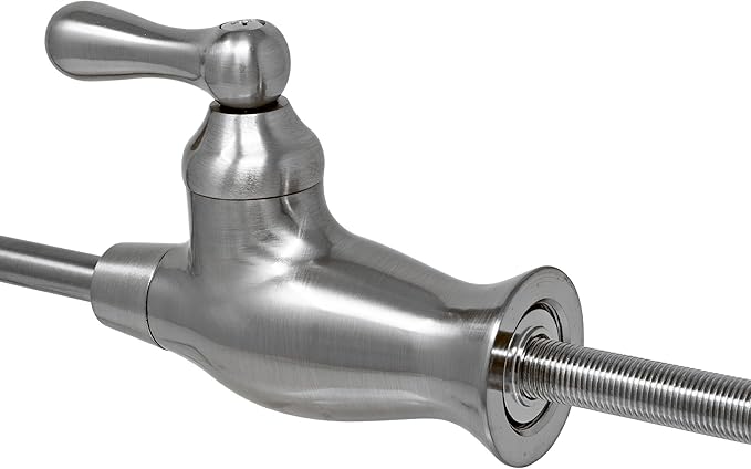 Non-airgap RO Faucet Reverse Osmosis Drinking Water Filtration System Water Dispenser Spout (Brushed Nickel). Vase Style with Faucet Wrench. NSF Certified.