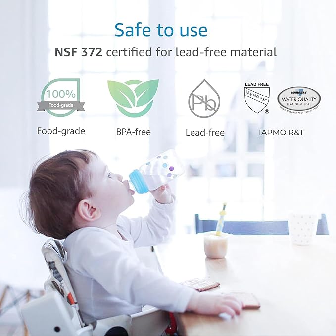 AQUACREST DW85 Under Sink Water Filter, Replacement for 3M® AP-DW85, 5584408, AP-DWS700, Cuno® CFS8112, CFS8812X-S, CFS8720, KOHLER® K-201-NA, KOHLER® K-202-NA, Model No. WF60-85