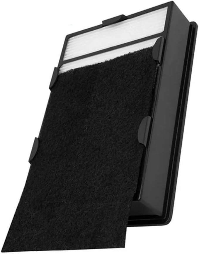 Nispira True HEPA Filter (4) + Carbon Pre Filter Replacement (8) Compatible with Holmes Air Purifier HAPF600 HAPF600D HAPF600D-U2 Filter B