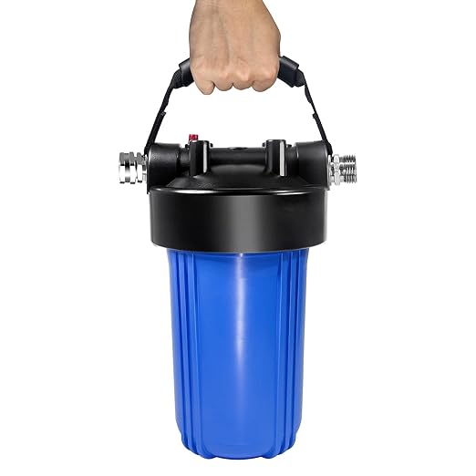 RV Water Filter System, Anti-Clog Inline Water Filter for 25K Gallons with One-Piece 5-Stage Filtration, Removes Sediments, Chlorine, VOCs, Heavy Metals, Bad Taste, Odor, and More