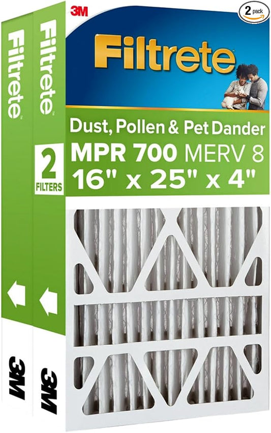 Filtrete™ Electrostatic Air Filter 700 MPR , 16 in x 25 in x 4 in (40.6 cm x 63.5 cm x 10.1 cm)