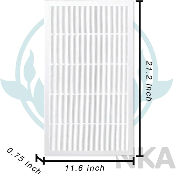 NKA 2-Pack For FAP03 True HEPA Replacement Filters Compatible with Filtrete Ultra Clean Air Purifier FAP03, Equivalent to Part FAP03 FAPF034, Size 21.18" x 11.62" x 0.75"