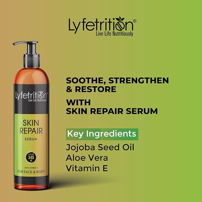 skin repair serum | 12 oz Large Bottle | Repair Acne, Allergies and Sunburn | Skin Repair Serum for Men and Women | Skin Repair Serum for All Skin Types