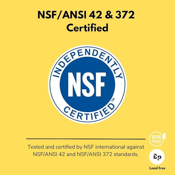 Water Filter Replacement for Brita® Pitchers & Dispensers, Classic OB03, Mavea® 107007, 35557 & More, NSF Certified Water Pitcher Filter, 1 Year Supply, Fits Brita & Mavea, 6 Count