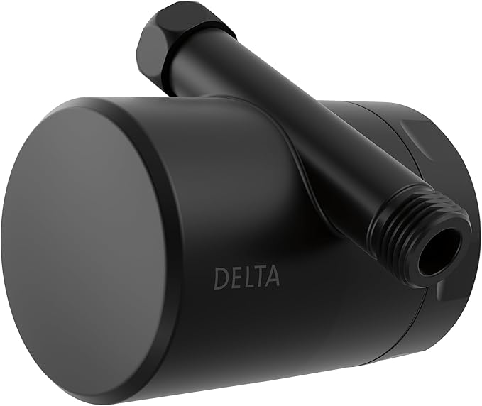 Delta Faucet Clarifi Standard Shower Filter Attachment with Filter, Shower Water Filter, Shower Head Filter, Matte Black 7SF100-BL