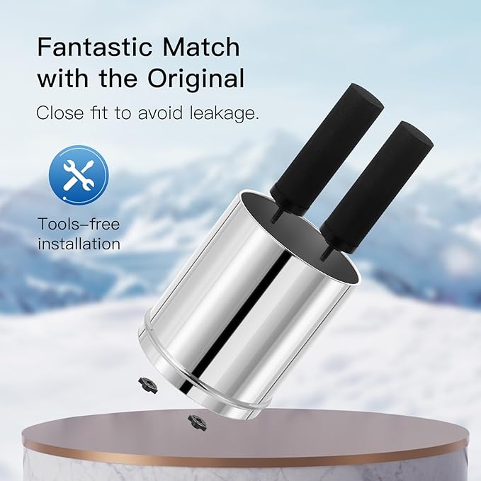 NSF/ANSI 375 Certified Water Filter, Replacement for Berkey® BB9®-2 Black Purification Elements and Berkey® Gravity Filter System, Pack of 2