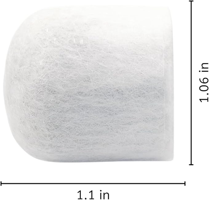Nispira Charcoal Water Filter Replacement Compatible with Farberware 5-Cup Programmable Coffee Maker Part 103743-F, 12 Filters