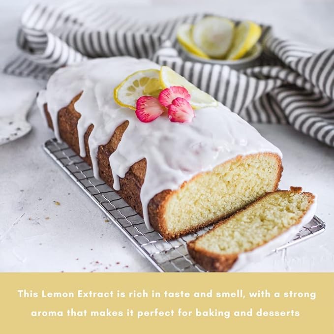 Native Vanilla - Pure Lemon Extract - 4 Fl Oz - Pure Flavors and Extracts - Perfect for Cooking, Baking, and Dessert Crafting